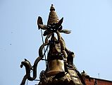 Kathmandu Patan Golden Temple 13 Swayambhu Chaitya Centre Top Close Up